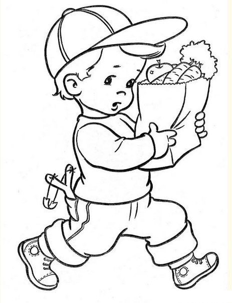 Раскраски для девочек с куклой Шерри и животными