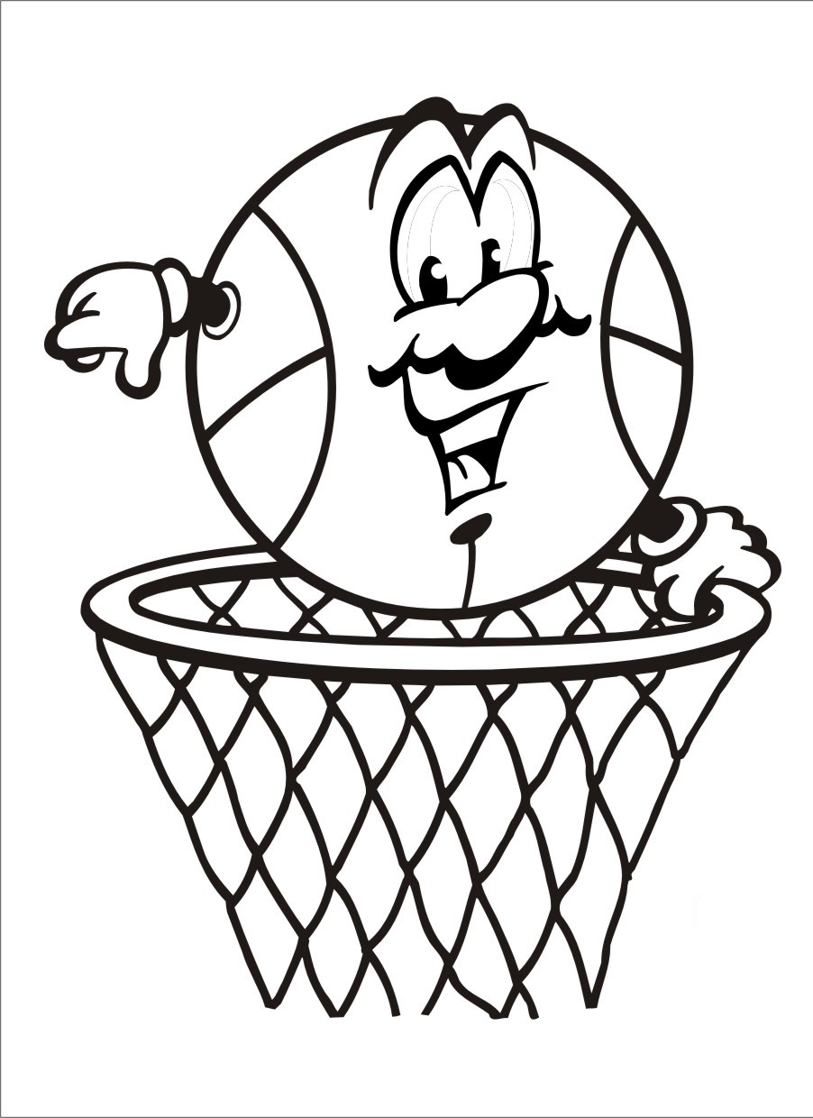 Раскраски баскетбол