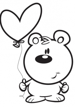 Раскраски с медведями и медвежатами