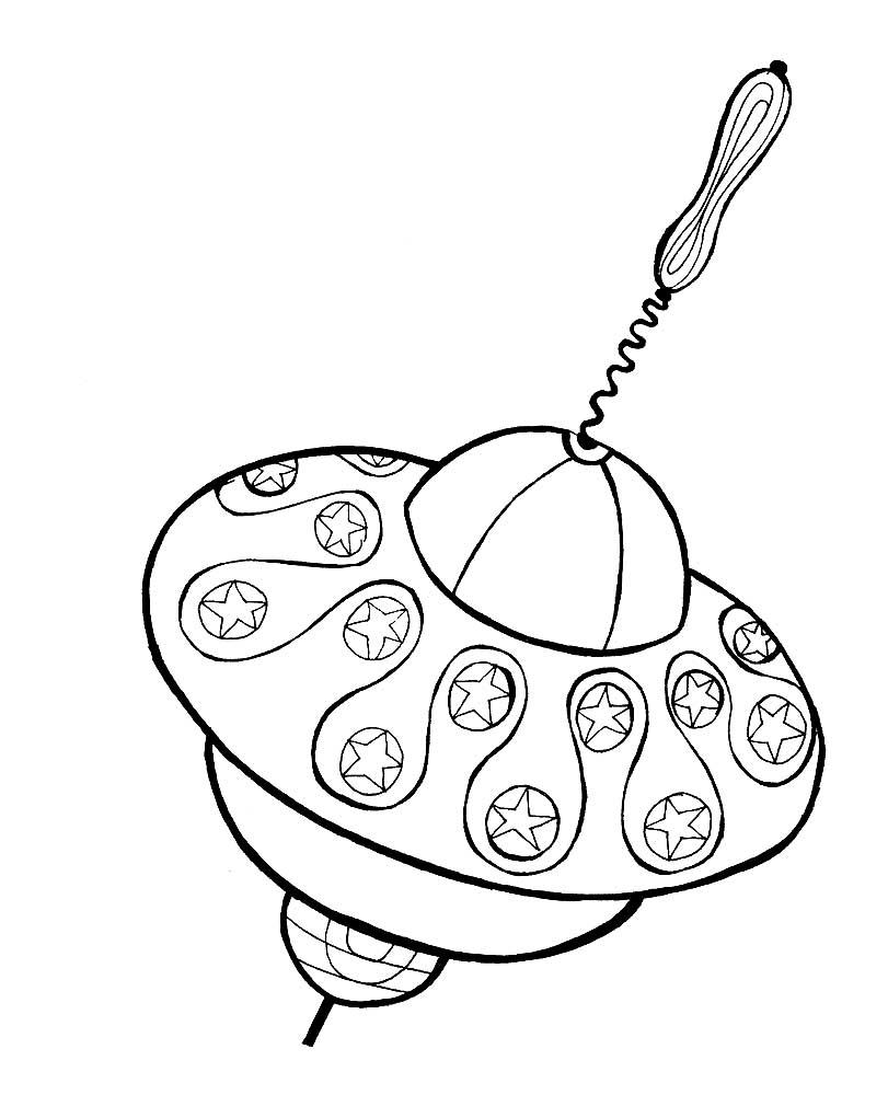 Раскраски с юлой