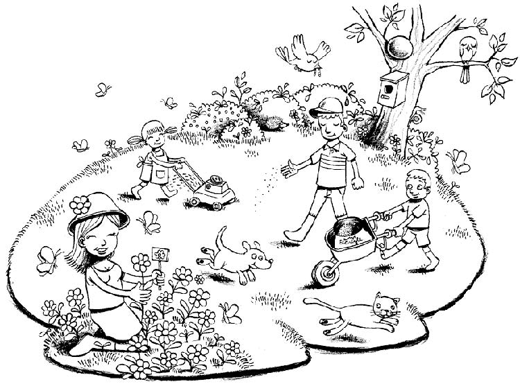 Раскраски на тему время года весна