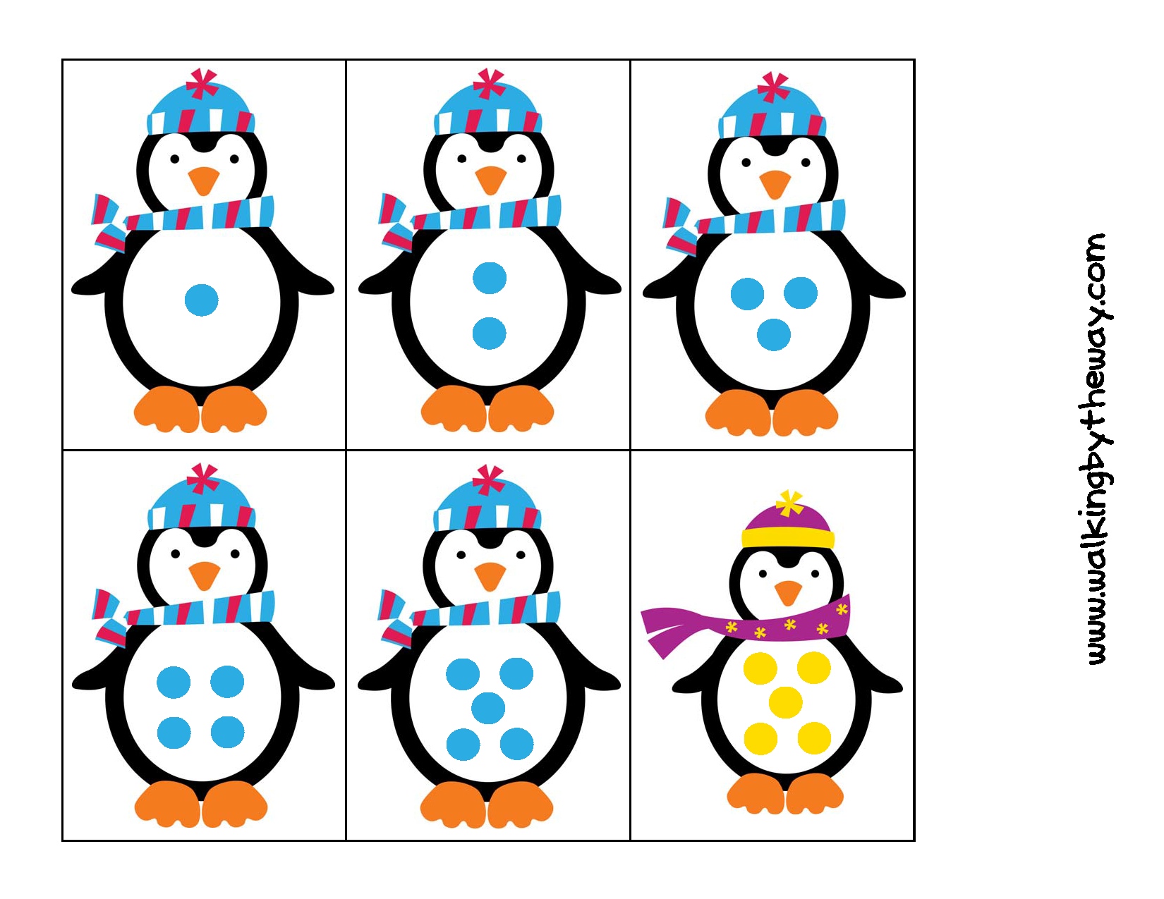 Учимся считать с пнигвинами