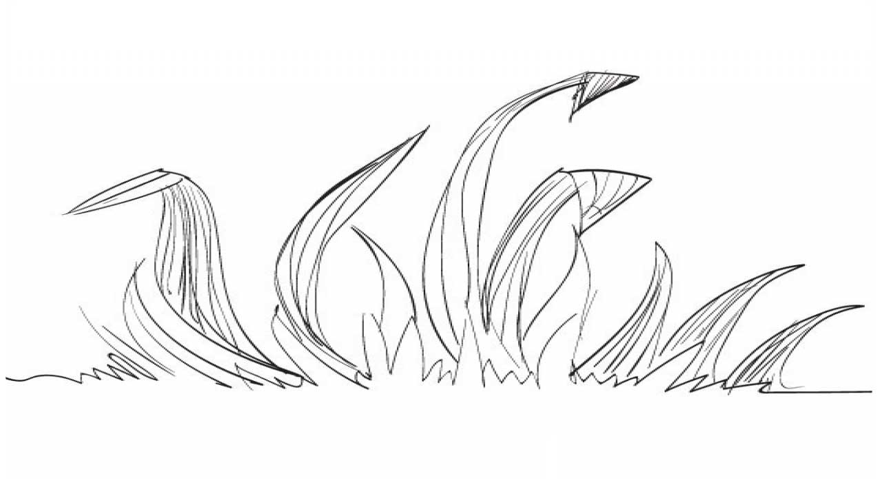 Раскраски травы для изучения природы с детьми