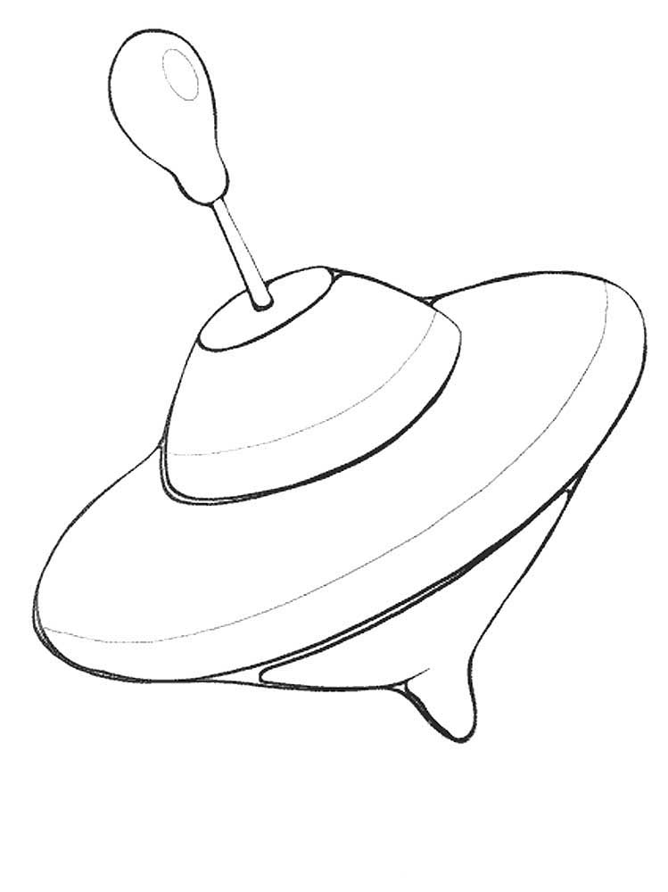 Раскраски с юлой