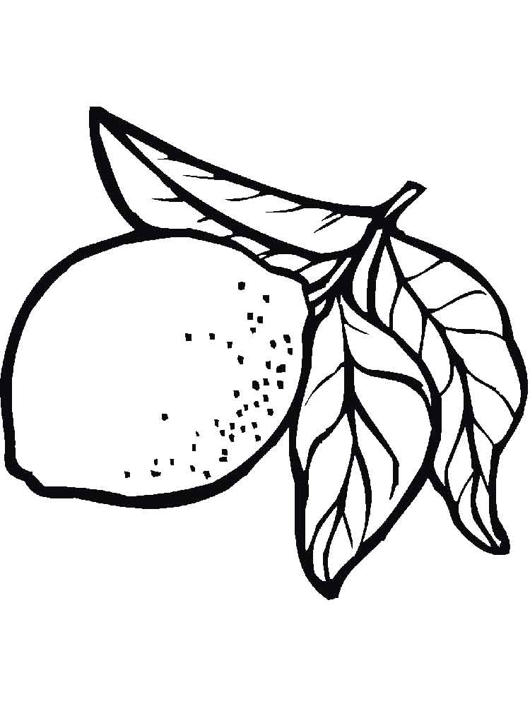 Детские раскраски для раннего развития детей с фруктами и ягодами 