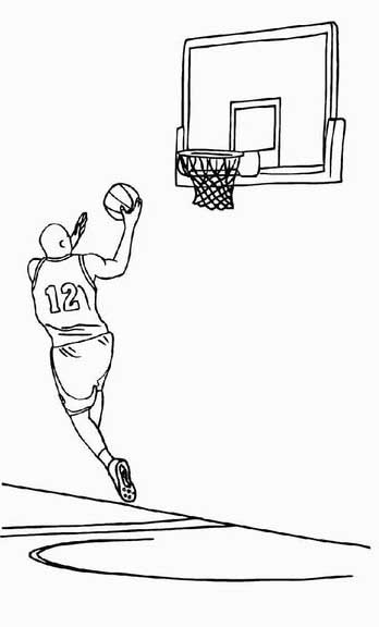 Раскраски баскетбол