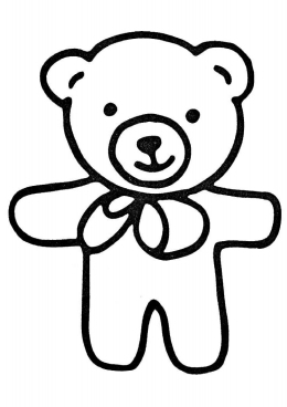 Раскраски с медведями и медвежатами