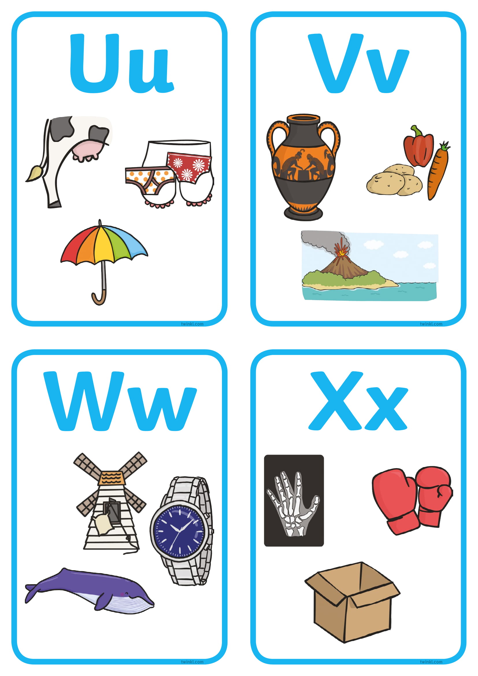 Карточки для изучения английского алфавита