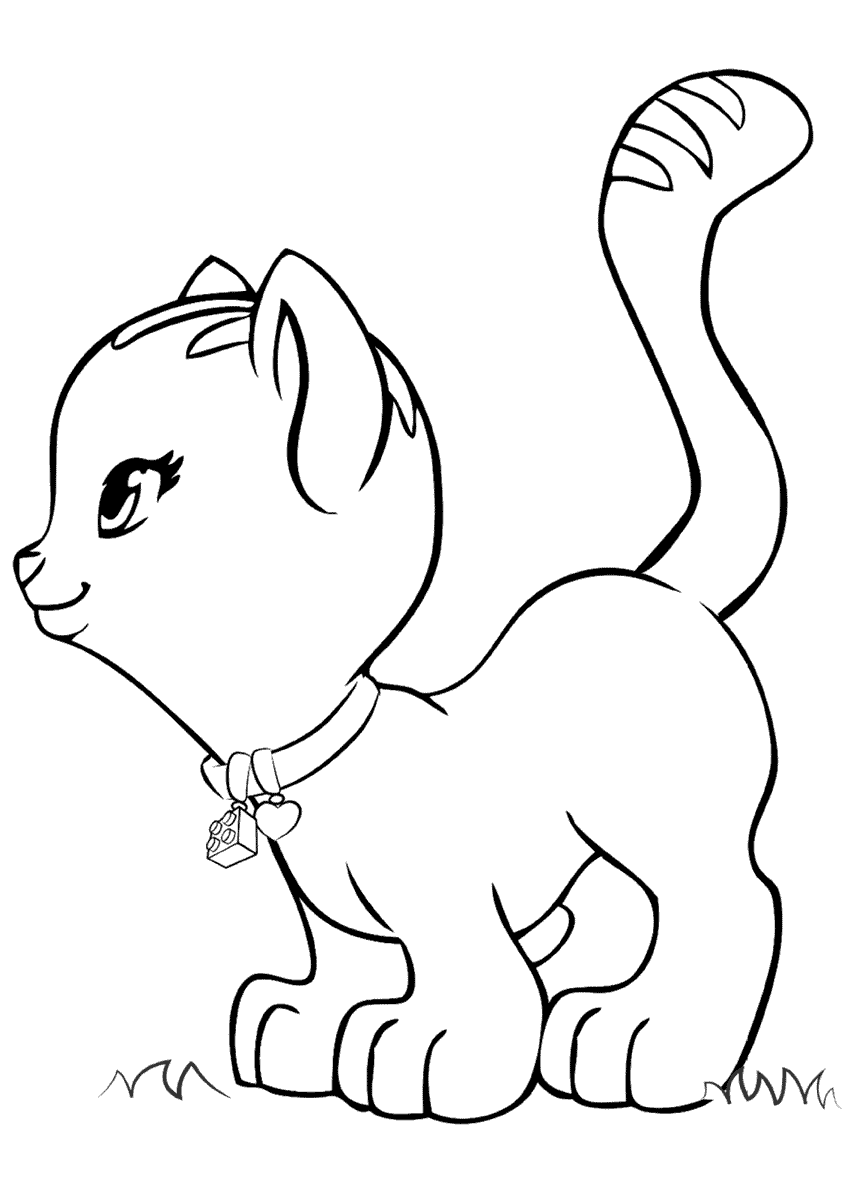 Раскраски с животными для девочек