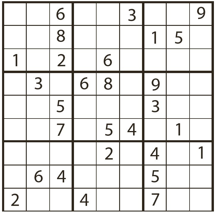 Простые и сложные судоку скачать и распечатать онлайн бесплатно
