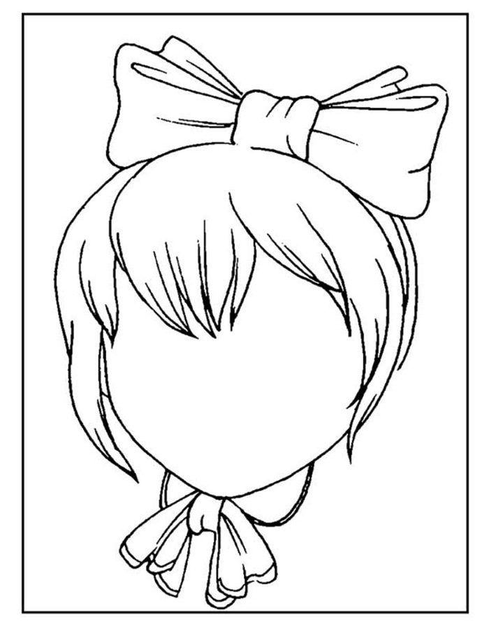 Контуры или шаблоны девочки для вырезания скачать и распечатать бесплатно онлайн