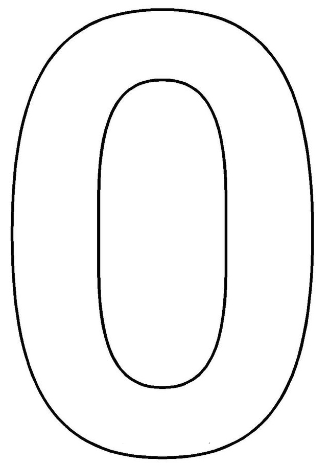 Цифры для печати на полный лист а4