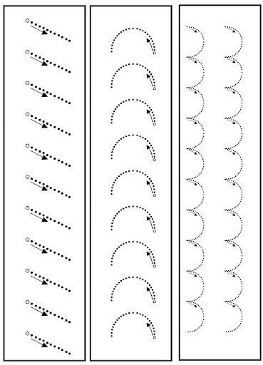 Задания для подготовки руки к письму.