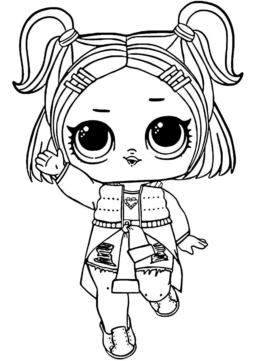 Раскраски куклы лол для девочек скачать бесплатно онлайн