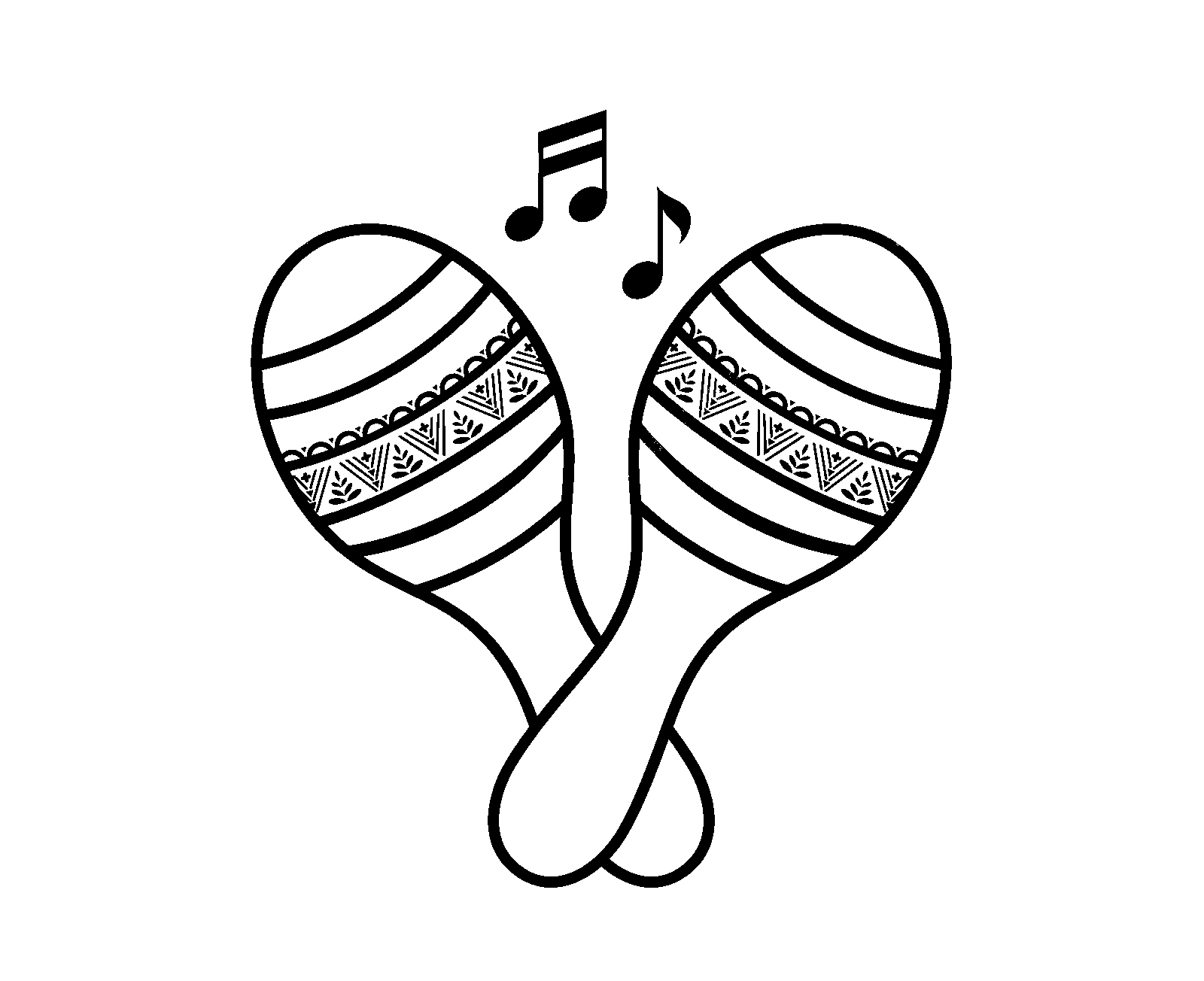 Раскраски с маракасами