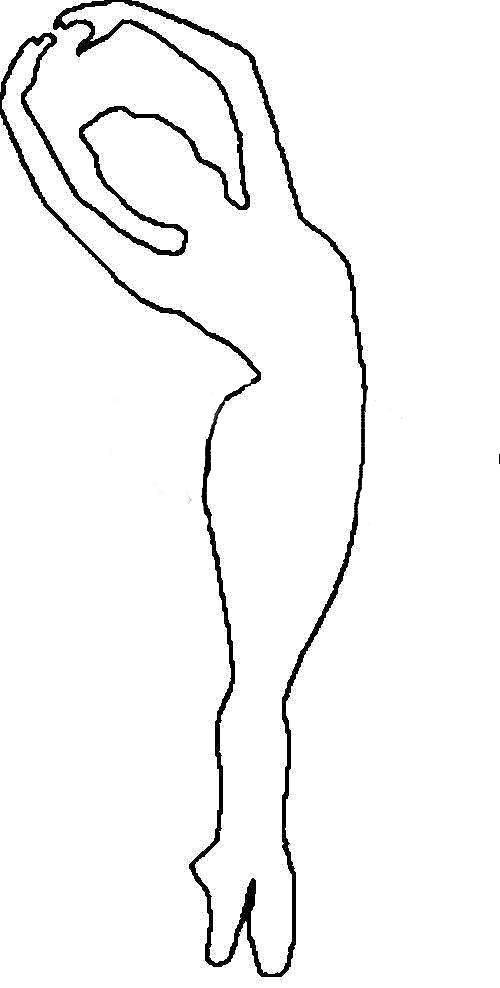 Контуры и шаблоны балерин для вырезания скачать бесплатно онлайн