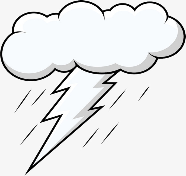 Молния во время дождя раскраски для раннего развития