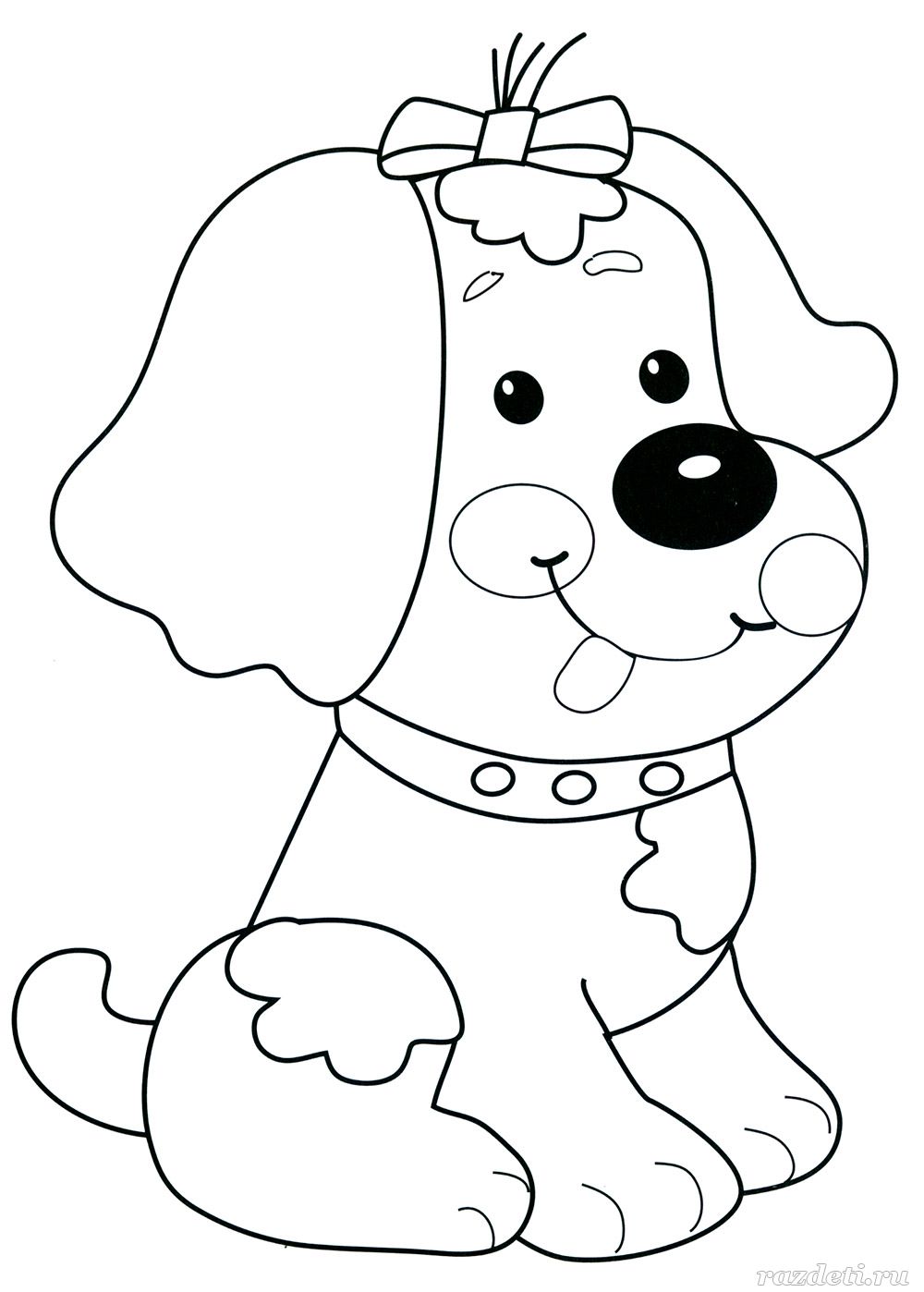 Раскраски с животными для девочек
