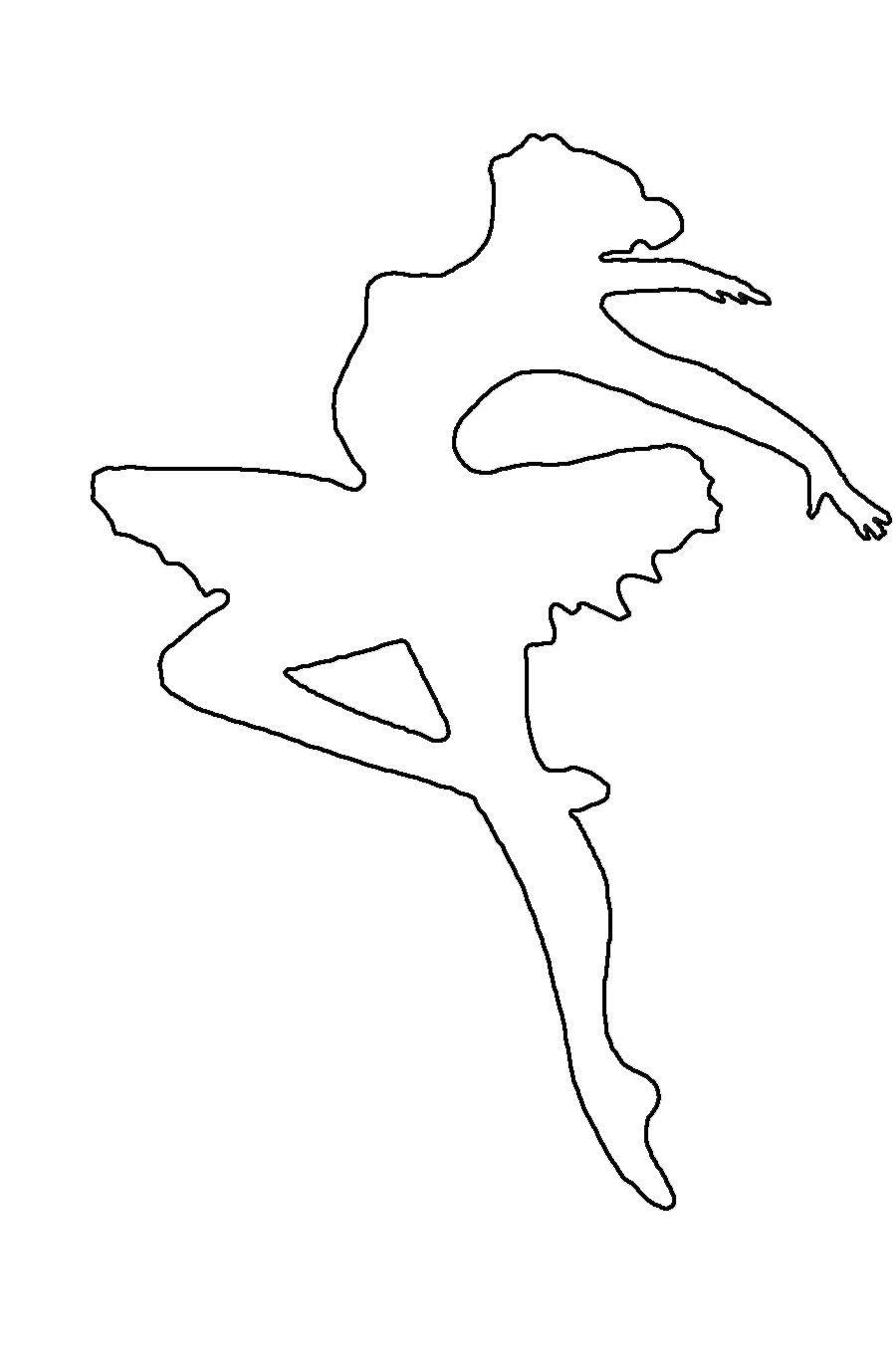 Контуры и шаблоны балерин для вырезания скачать бесплатно онлайн