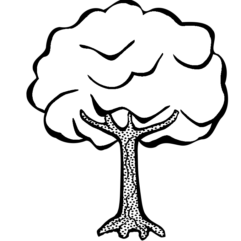 Контуры шаблоны деревьев для вырезания скачать бесплатно онлайн и распечатать