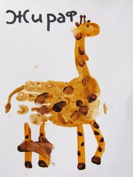 Рисуем с самыми маленькими. Рисунки ладошкой