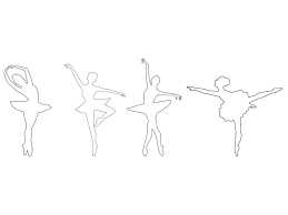 контуры балерин 