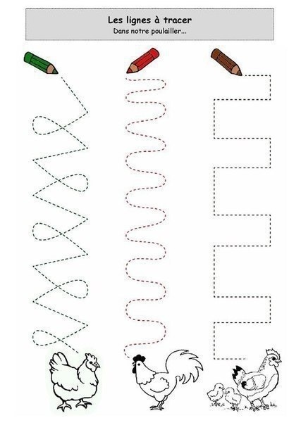 Простые графомоторные дорожки 