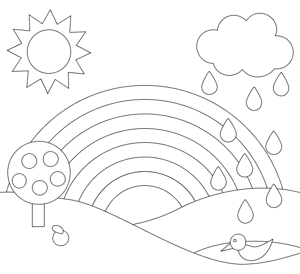 Явления природы. Радуга