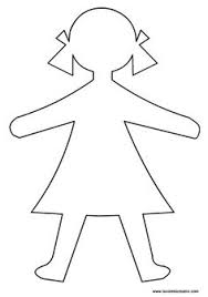 Контуры или шаблоны девочки для вырезания скачать и распечатать бесплатно онлайн