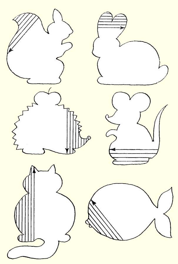 Штриховки для подготовки руки к письму. Нарисуй линии по образцу.