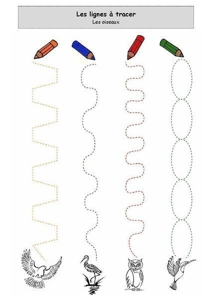 Простые графомоторные дорожки 