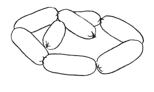 сосиски. изучаем полуфабрикаты с детьми