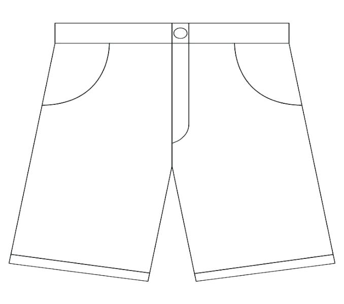 раскраска шорты