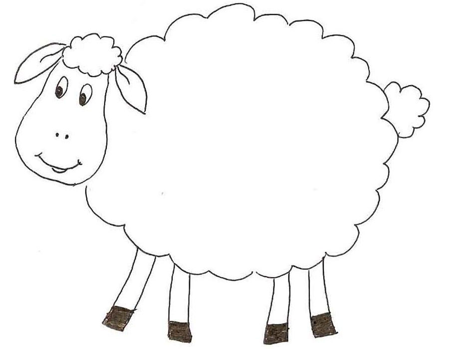 Баран. Раскраски с барашками