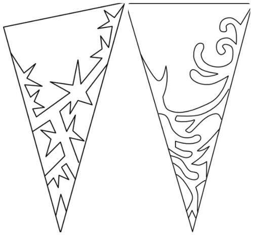 Скачать новогодние снежинки. Как вырезать из бумаги снежинку. 