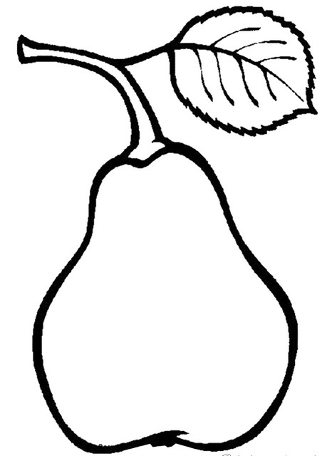 Детские раскраски для раннего развития детей с фруктами и ягодами 