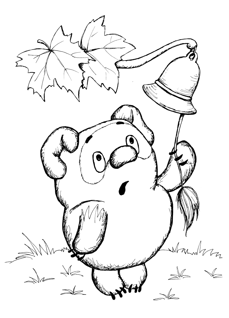 Раскраски с медведями и медвежатами