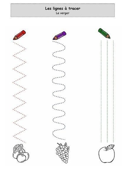 Простые графомоторные дорожки 