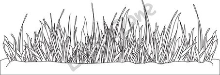 Трафареты и шаблоны травы для дизайна и декора