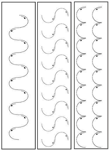 Задания для подготовки руки к письму.