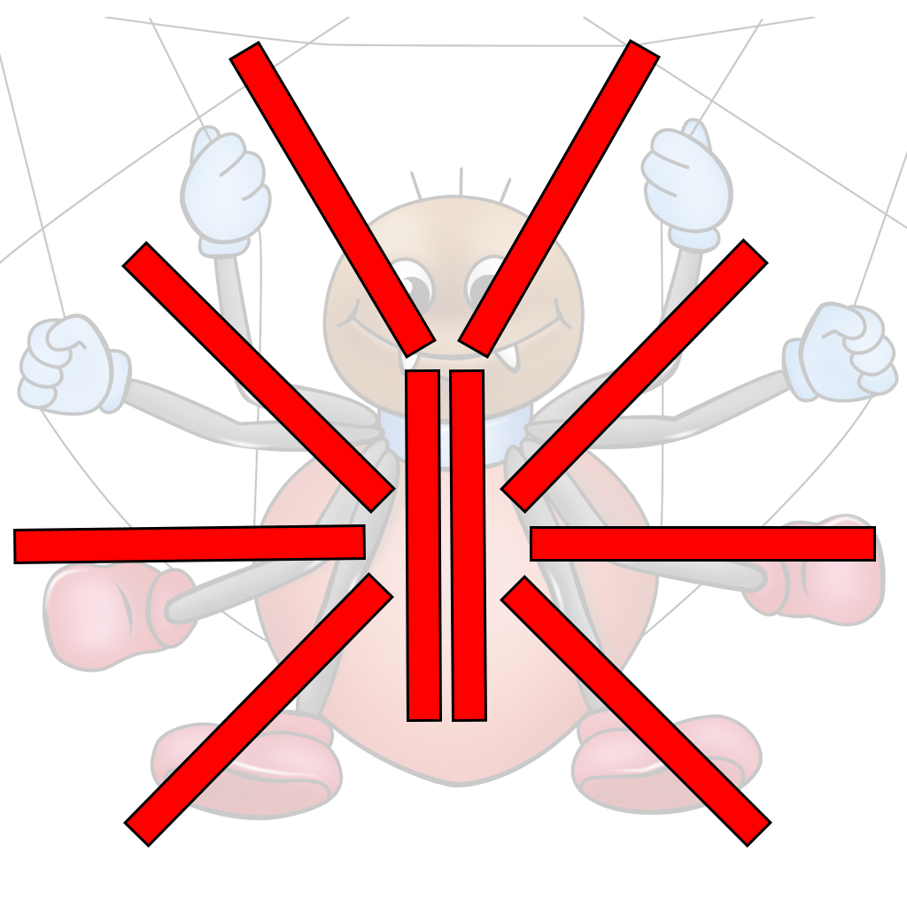 Фигуры из цветных счетных палочек