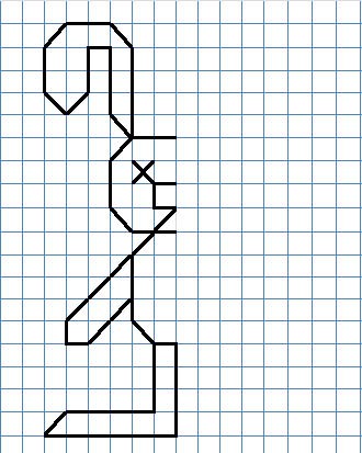 Дорисуй по клеткам. Продолжи узор. Нарисуй половинку. Рисование по клеточкам