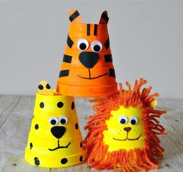 Поделки из пластиковых стаканчиков