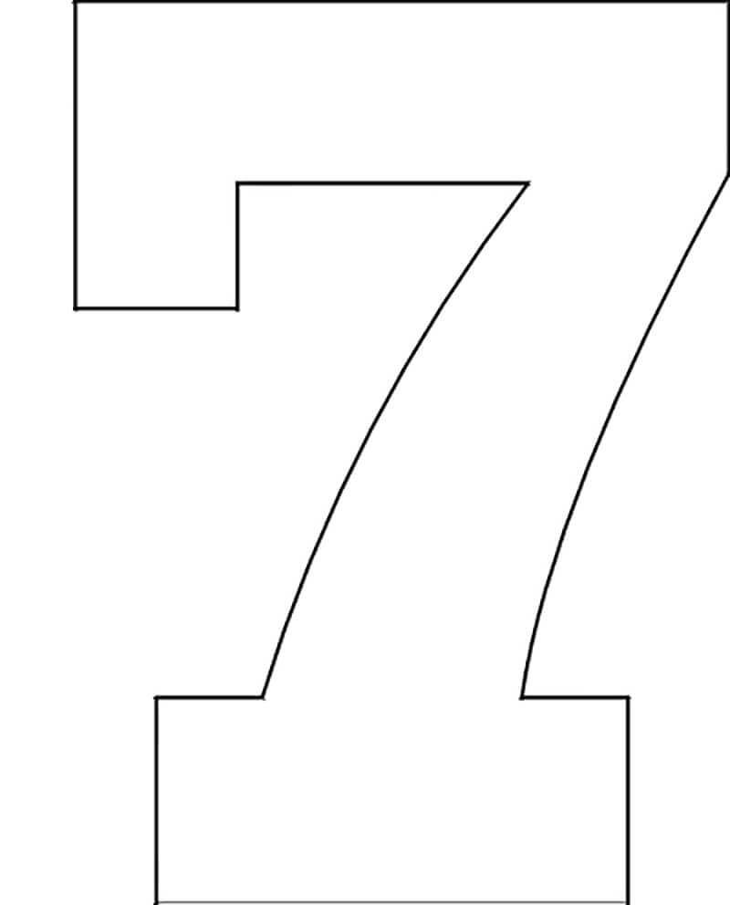 Цифры для печати на полный лист а4