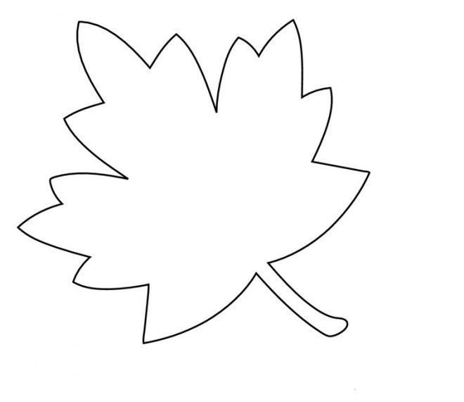 Шаблоны и трафареты листьев для поделок на осеннюю тему