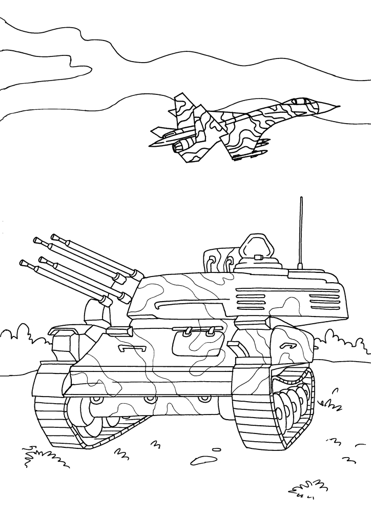 Раскраски систем противовоздушной обороны и противоракетные системы