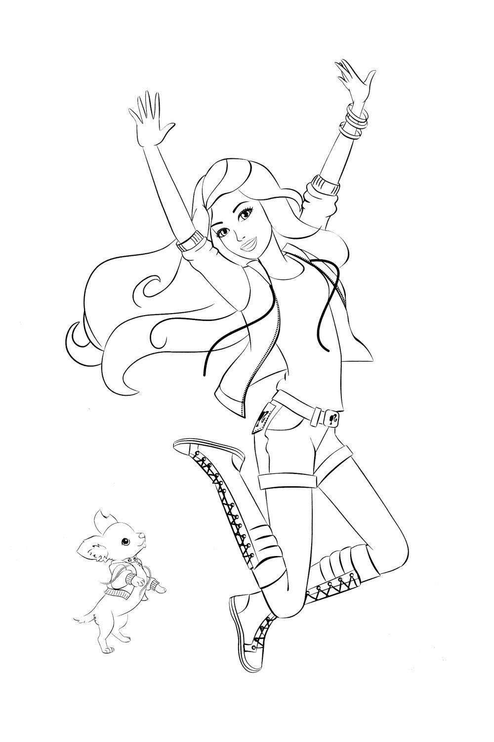 Барби в прыжке