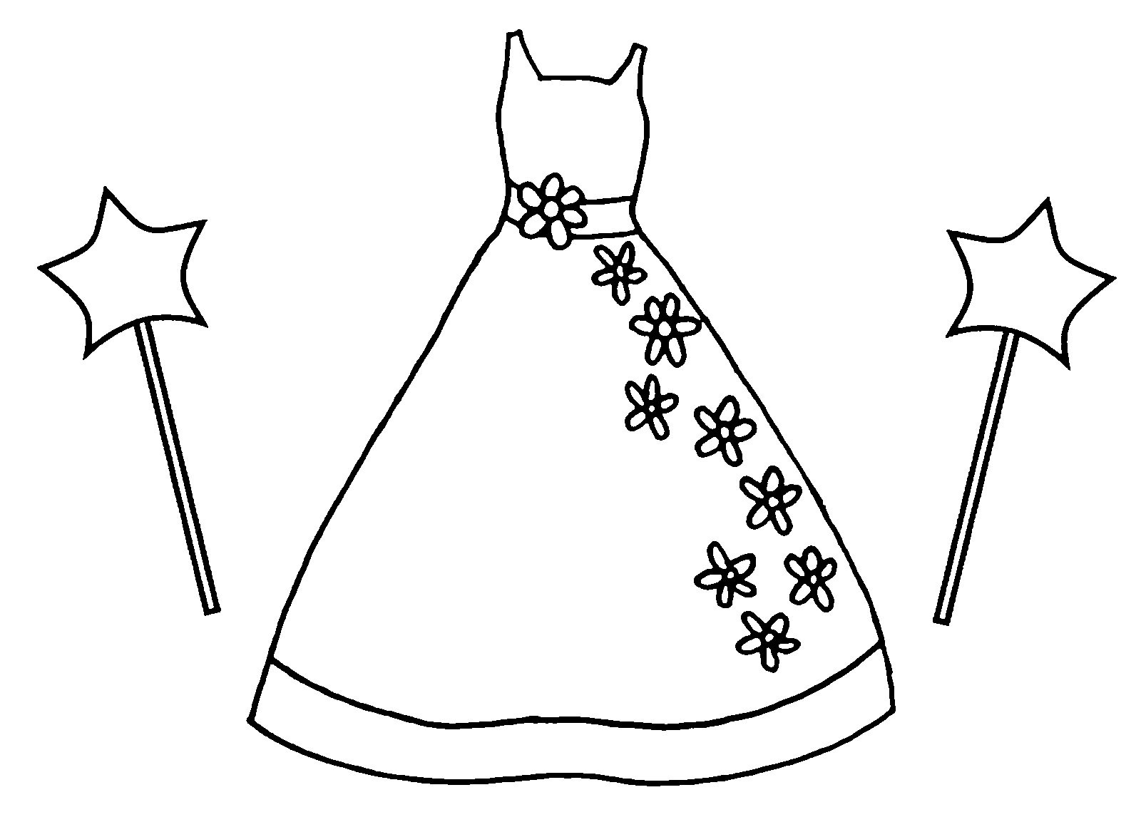 Раскраски платьев для раскрашивания и вырезания скачать бесплатно.