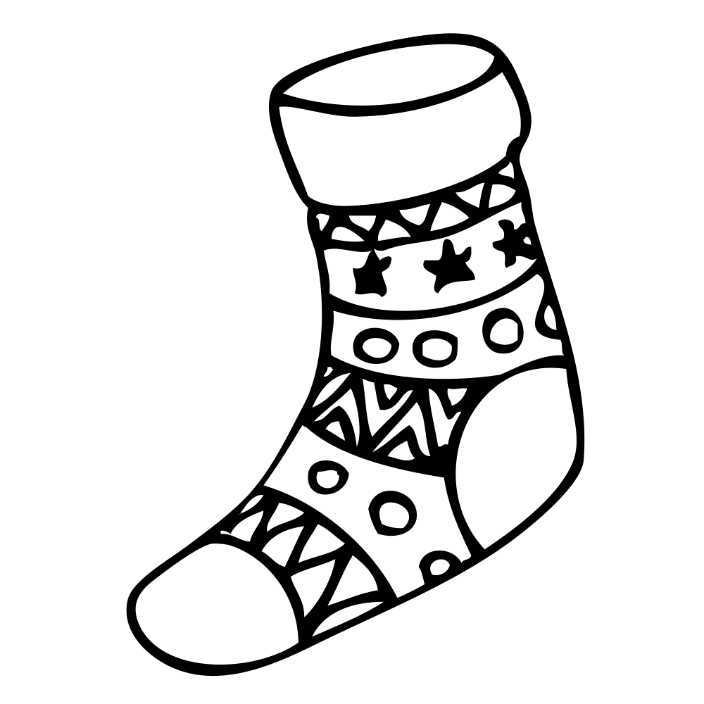 Раскраски с носками