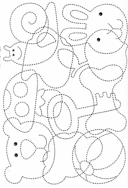 Найди и обведи что нарисовано. Произнеси в слух все что нашел